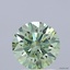 1.10 Ct. Fancy Vivid Green Round Lab Grown Diamond
