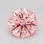 1.25 Ct. Fancy Intense Pink Round Lab Grown Diamond