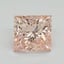 0.97 Ct. Fancy Intense Pink Princess Lab Grown Diamond