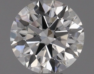 Round diamond — real photo