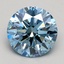 1.49 Ct. Fancy Intense Blue Round Lab Grown Diamond