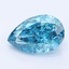 1.03 Ct. Fancy Vivid Blue Pear Lab Grown Diamond