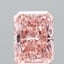 2.56 Ct. Fancy Vivid Pink Radiant Lab Grown Diamond