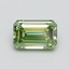 0.77 Ct. Fancy Vivid Green Emerald Lab Grown Diamond