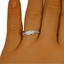 The Loa Ring, smallzoomed in top view on a hand
