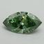 1.70 Ct. Fancy Vivid Green Marquise Lab Grown Diamond