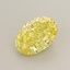 1.60 Ct. Fancy Vivid  Yellow Oval Lab Grown Diamond