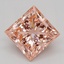 1.56 Ct. Fancy Intense Pink Princess Lab Grown Diamond