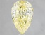 3.02 Ct. Fancy Intense Yellow Pear Lab Grown Diamond
