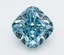 3.06 Ct. Fancy Vivid  Blue Cushion Lab Grown Diamond