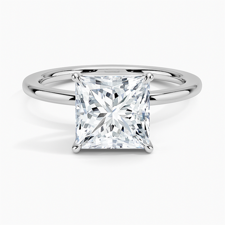 18K White Gold Audrey Perfect Fit 1.4mm Solitaire Ring
