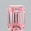 2.10 Ct. Fancy Vivid Pink Emerald Lab Grown Diamond