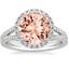 Platinum Fortuna Halo Diamond Ring (1/2 ct. tw.), smalltop view