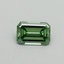 0.31 Ct. Fancy Vivid Green Emerald Lab Grown Diamond