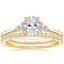 18K Yellow Gold Melody Diamond Ring with Luxe Ballad Diamond Ring (1/4 ct. tw.)