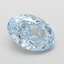 2.06 Ct. Fancy Vivid Blue Oval Lab Grown Diamond