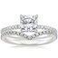 18K White Gold Luxe Viviana Diamond Ring (1/3 ct. tw.) with Flair Diamond Ring