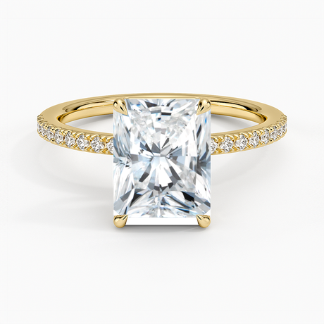 Perfect Fit Half-Coverage Diamond Engagement Ring