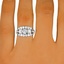 The Nessa Ring, smallzoomed in top view on a hand