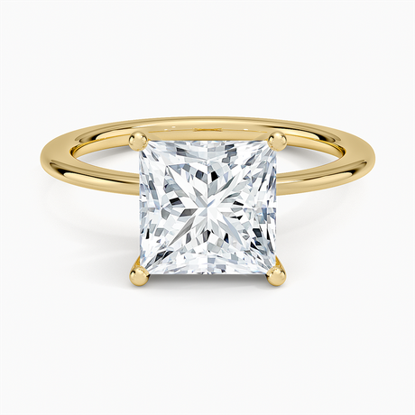 Thin Band Engagement Ring - Aimee