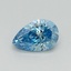 1.00 Ct. Fancy Vivid Blue Pear Lab Grown Diamond