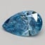 1.91 Ct. Fancy Vivid Blue Pear Lab Grown Diamond