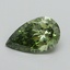 1.51 Ct. Fancy Vivid Pacific Green Pear Lab Grown Diamond
