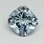 2.11 Ct. Fancy Vivid Blue Cushion Lab Grown Diamond