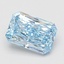 1.53 Ct. Fancy Vivid Blue Radiant Lab Grown Diamond
