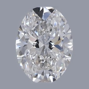 Oval diamond — real photo