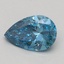 0.60 Ct. Fancy Vivid Blue Pear Lab Grown Diamond