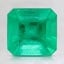 7.9x7.6mm Asscher Colombian Emerald