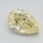 1.06 Ct. Fancy Intense Yellow Pear Lab Grown Diamond