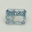 2.43 Ct. Fancy Vivid Blue Radiant Lab Grown Diamond