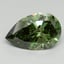 2.00 Ct. Fancy Vivid Pacific Green Pear Lab Grown Diamond