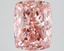 6.06 Ct. Fancy Vivid Pink Cushion Lab Grown Diamond