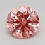 1.64 Ct. Fancy Vivid Pink Round Lab Grown Diamond