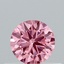 0.33 Ct. Fancy Vivid Pink Round Lab Grown Diamond
