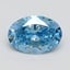 2.10 Ct. Fancy Vivid Blue Oval Lab Grown Diamond