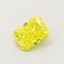 0.54 Ct. Fancy Vivid  Yellow Radiant Lab Grown Diamond