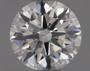 Round diamond — real photo