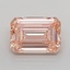 3.02 Ct. Fancy Intense  Pink Emerald Lab Grown Diamond
