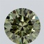 2.80 Ct. Fancy Vivid Green Round Lab Grown Diamond