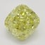 1.35 Ct. Fancy Intense Yellow Cushion Diamond