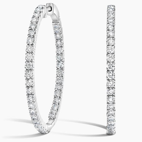 Bliss Lab Grown Diamond Hoop Earrings (3 ct. tw.)