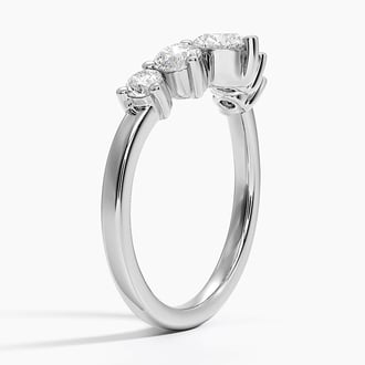 Five Stone Contour Lab Diamond Ring (1 ct. tw.)