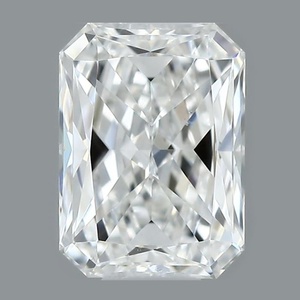 Radiant diamond — real photo