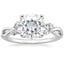 18K White Gold Willow Diamond Ring (1/8 ct. tw.), smalltop view