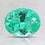 8.1x6.4mm Oval Colombian Emerald