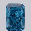 3.00 Ct. Fancy Vivid Blue Radiant Lab Grown Diamond